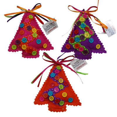 Albero Di Natale In Feltro Imbottito