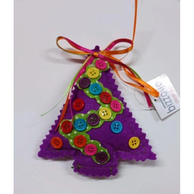 Albero Di Natale In Feltro Imbottito