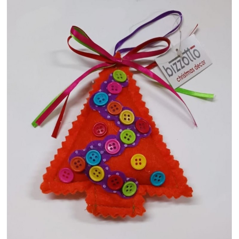 Albero Di Natale In Feltro Imbottito