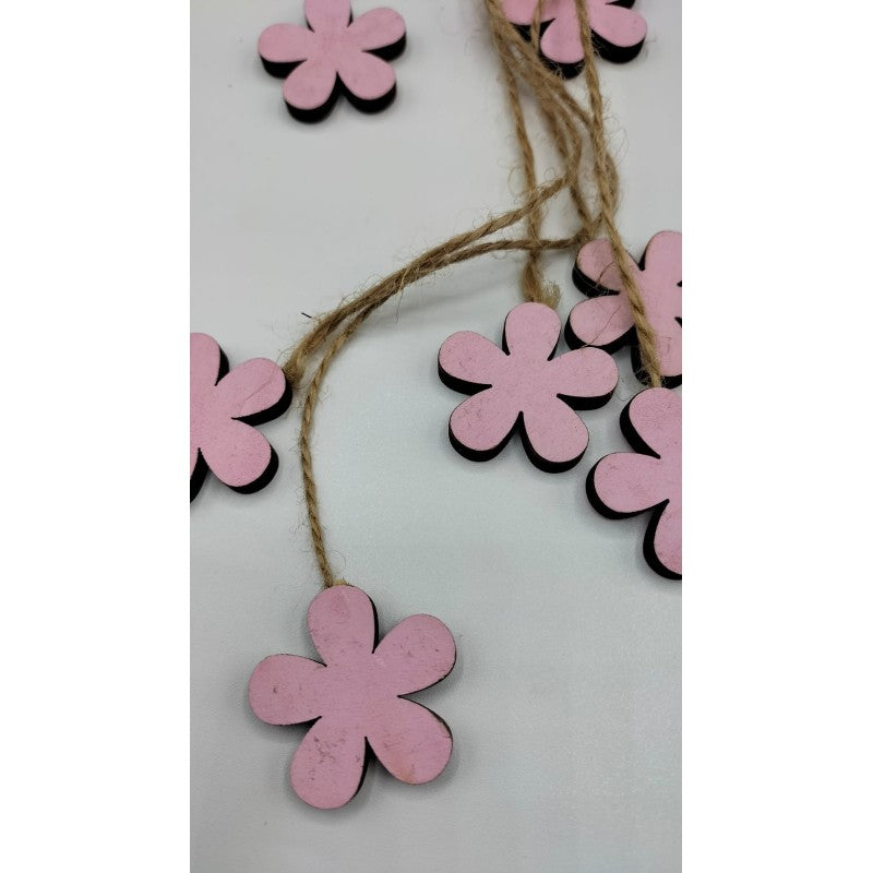 Set 8 Fiorellini In Legno