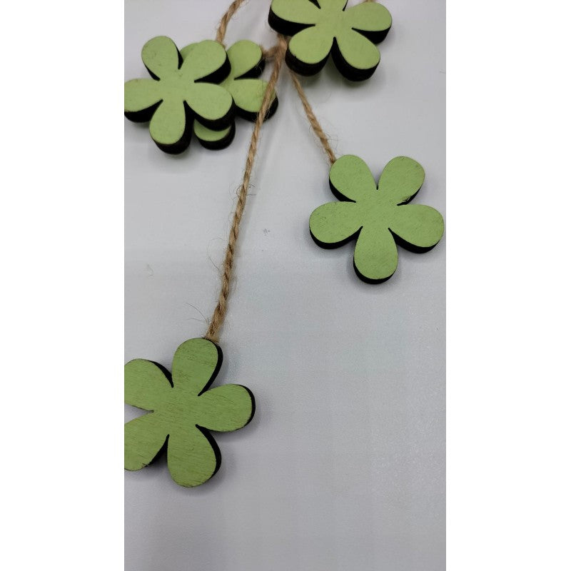 Set 8 Fiorellini In Legno