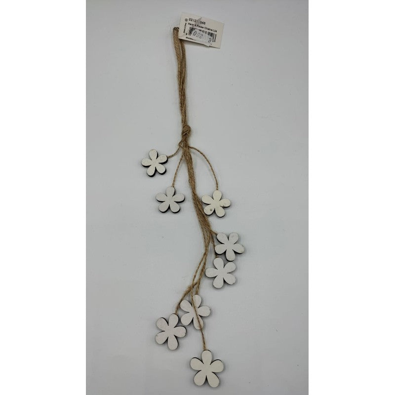 Set 8 Fiorellini In Legno