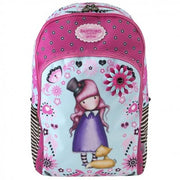Zaino Scuola Santoro London Gorjuss Dreamer, Tre Cerniere Rosa – Z00122