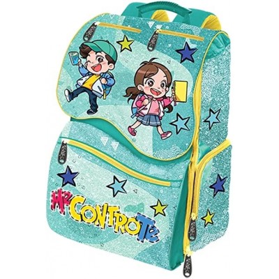 Meme Contro Te Zaino Square Sdoppiabile Con Led Verde