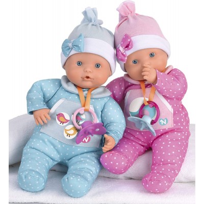 Pambola Nenuco Che Piange Con Ciuccio Soft – Rosa/azzurro