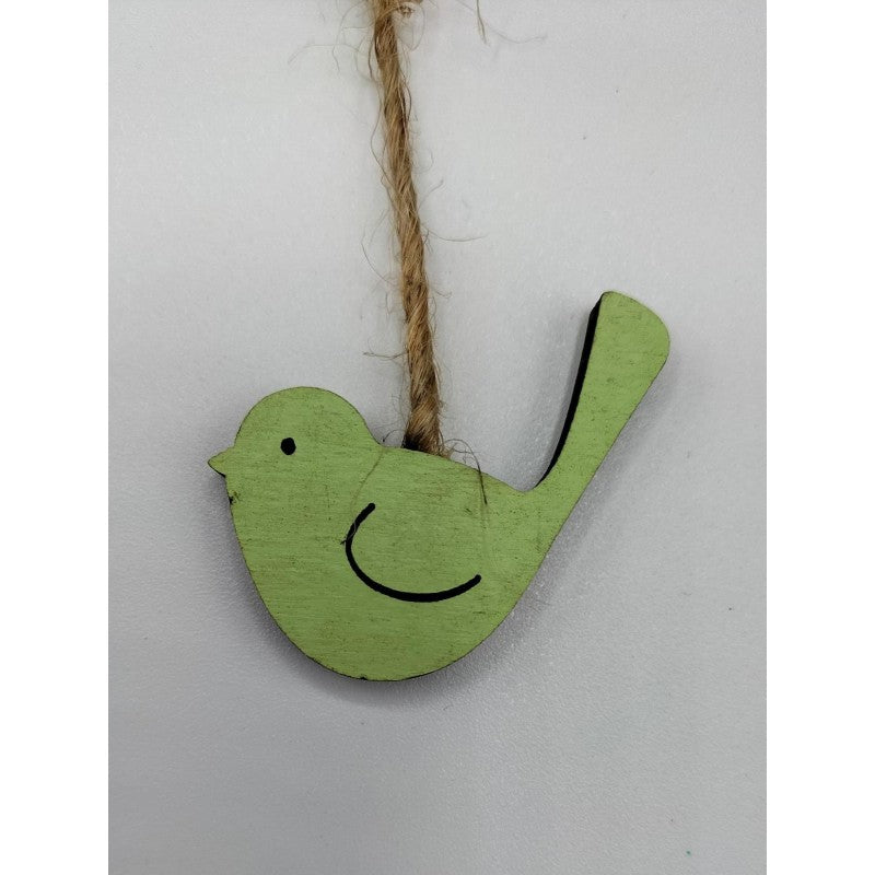 Set 8 Uccellini In Legno