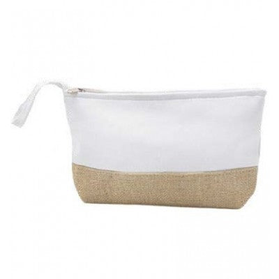 Pochette Stafil In Juta Con Tela Bianca Interna