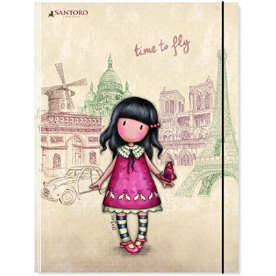 Cartellina Con Elastico Santoro Gorjuss