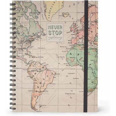 Maxi Quaderno 3 In 1 Spiralato Legami Travel, A4, 204 Pagine Staccabili