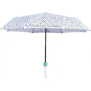 Legami Ombrello Pieghevole, In Poliestere, Struttura In Acciaio Nero, Impugnatura In Plastica, Leggero, Custodia Inclusa