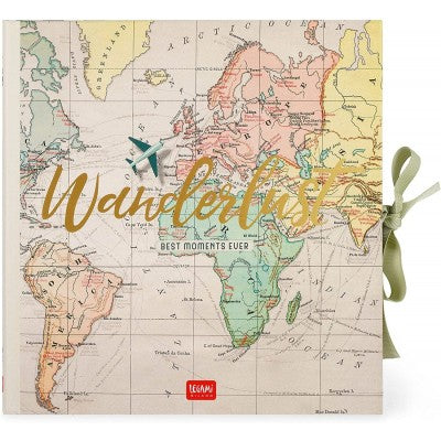 Legami - Album Fotografico, Fai Da Te, Include Kit Con Elementi Decorativi, 20 Pagine, Idea Regalo, 23x23,5 Cm, Tema Travel