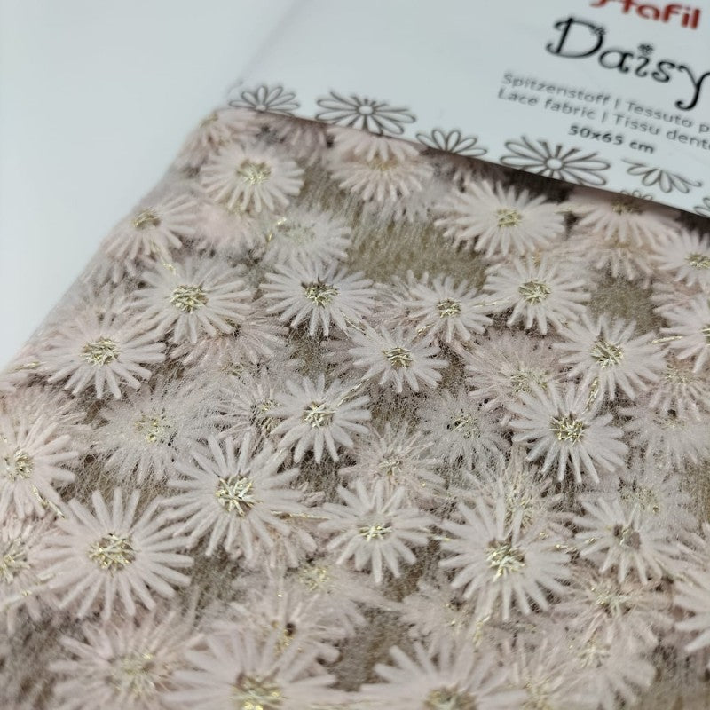 Tessuto Pizzo Daisy - Stafil - 50x65 Cm