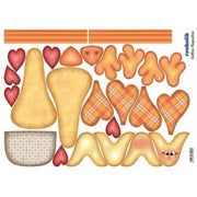 Panno Kraft 3d Gallina Pasqualina 50 X 70 Cm