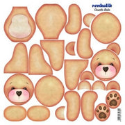 Panno Kraft 3d Renkalik Orsetto Babe 50 X 50 Cm