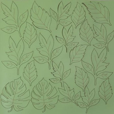 Eco Pelle Nappa Foglie Col. Pistacchio