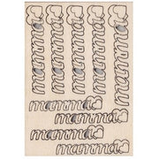 Scritte "mamma" In Legno - Renkalik