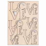 Scritte "love" In Legno Renkalik