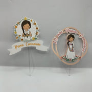 Cake Topper Personalizzabile - Vari Modelli - Bambina