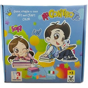 Me Contro Te – Gioca, Ritaglia E Crea - 8 Pennarelli C/timbri + Materiali