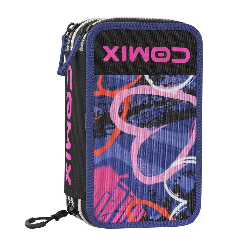 Astuccio 3 Zip Comix WBS Sprayheart Completo – Viola