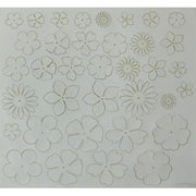 Eco Pelle Nappa Fiorellini Col. Bianco