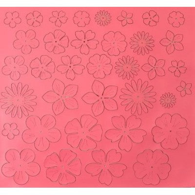 Eco Pelle Nappa Fiorellini Col. Corallo