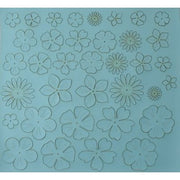 Eco Pelle Nappa Fiorellini Col. Cielo