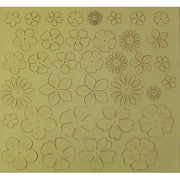 Eco Pelle Nappa Fiorellini Col. Cedro