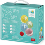Set Di Bocce In Legno Good Vibes, 8 Bocce E 1 Pallino, Custodia Inclusa - Legami