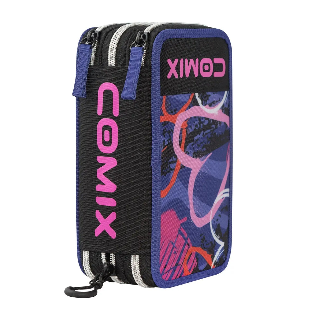 Astuccio 3 Zip Comix WBS Sprayheart Completo – Viola