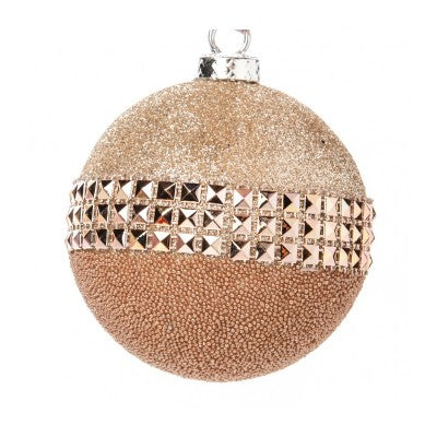 Set 4 Sfere Champagne 10cm