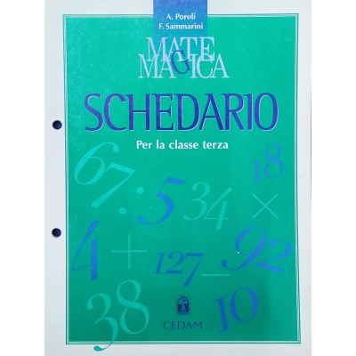 Mate Magica Schedario Per La Classe Terza