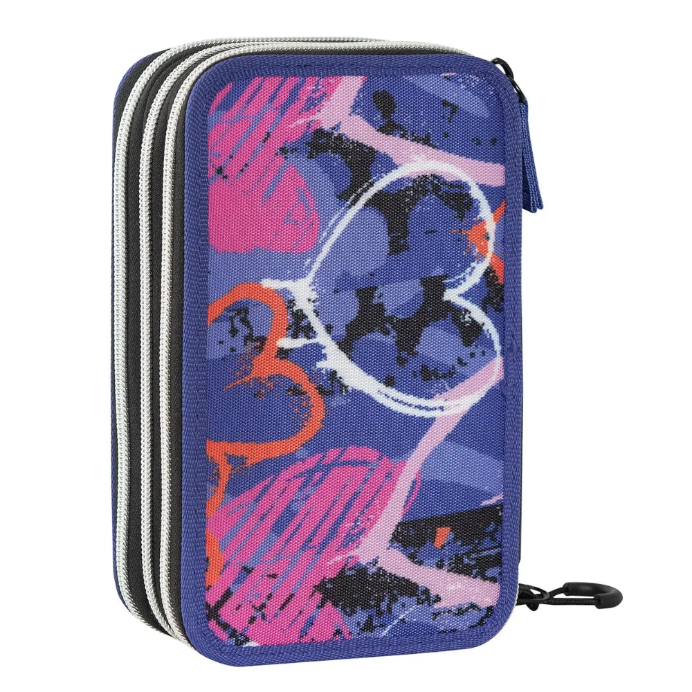 Astuccio 3 Zip Comix WBS Sprayheart Completo – Viola
