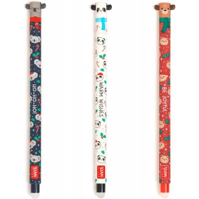 Legami - Set 3 Penne Gel Cancellabili Natale 2022