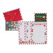 Legami - Kit Per Lettera A Babbo Natale, Set Lettera Unisex, Contiene Busta, Lettere Da Compilare, Cartolina, Foglio Adesivi