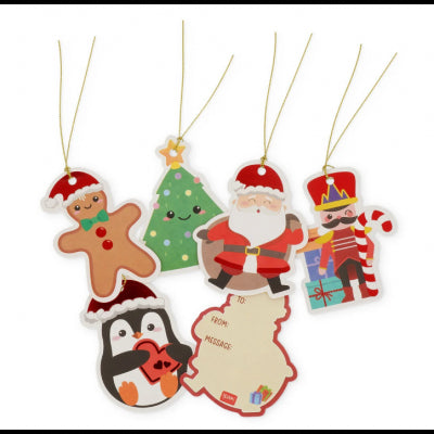 Legami - Set Di 10 Etichette Regalo Natalizie, Chiudipacco