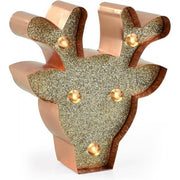 Legami - Mini Luce Decorativa, 11x12 Cm, Tema Reindeer, Renna