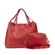 Borsa A Spalla Catrin Con Pochette Campo Marzio - Rosso Ciliegia