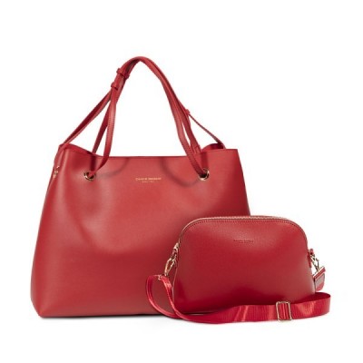 Borsa A Spalla Catrin Con Pochette Campo Marzio - Rosso Ciliegia