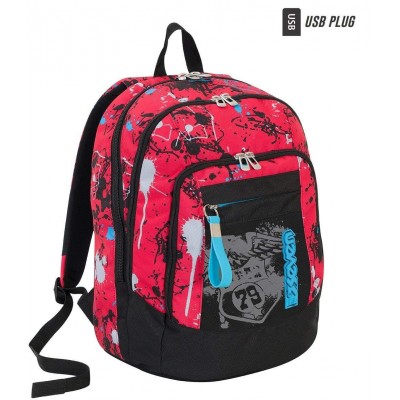 Zaino Seven New Advanced Sprinkle Rosso – Z00125