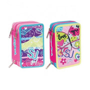 Astuccio Tre Zip Sj Gang Girl Pen Pad - Seven