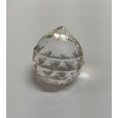 Pallina Trasparente Cristallo - Diametro Cm 3 - White Style