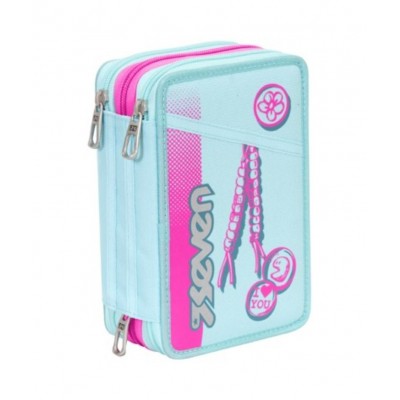 Astuccio Tre Zip Colorful Girl – Seven