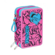 Astuccio Tre Zip Lefleur Rosa – Seven