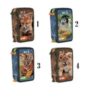 Astuccio Tre Zip Bkl Wild - Fantasie Assortite