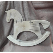 Cavallo A Dondolo In Legno