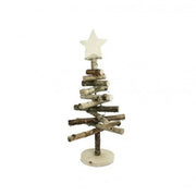 Alberello Di Natale In Legno - Rami Girevoli