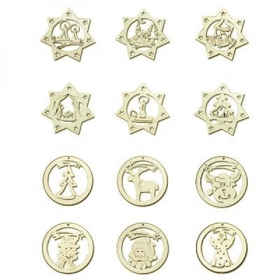 Sagome Natale Set 12 Pz