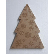 Albero Di Natale Con Fiocchi Di Neve