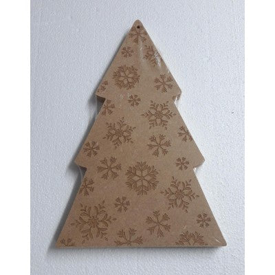 Albero Di Natale Con Fiocchi Di Neve